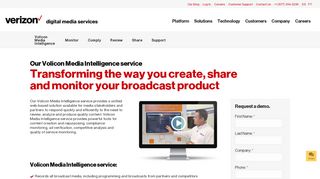Volicon Media Intelligence - Broadcast Monitoring and Compliance