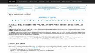 GENODED1BRS - Swift Code (BIC) - VOLKSBANK BONN RHEIN ...