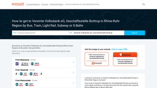 How to get to Vereinte Volksbank eG, Geschäftsstelle Bottrop in ...