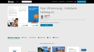 Flyer VR-Kennung - Volksbank Hellweg eG - Yumpu