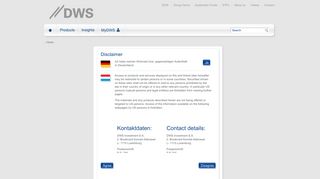 Volksbank Heilbronn Rohstoffe & Credits - LU0386008428 | DWS
