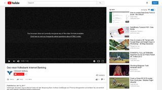 Das neue Volksbank Internet Banking - YouTube