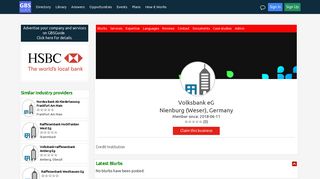 GBSGuide | Volksbank eG | Nienburg (Weser) | Banking & Finance
