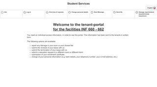 the tenant-portal for the facilities INF 660 - 662 - tl1host.eu