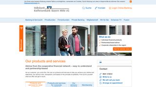 Our products and services - Volksbank Raiffeisenbank Bayern Mitte eG