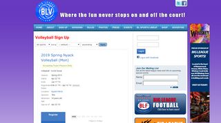 Volleyball Sign Up « Big League Volleyball