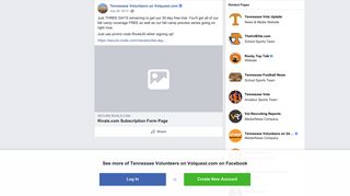 Tennessee Volunteers on Volquest.com - Facebook