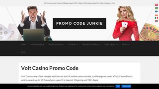 Volt Casino Promo Code- Bonus Of Up To 50 Volt Casino Free ...