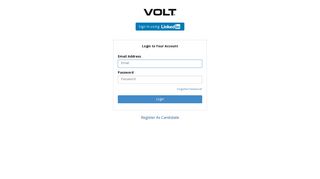 Login to your Account - Volt
