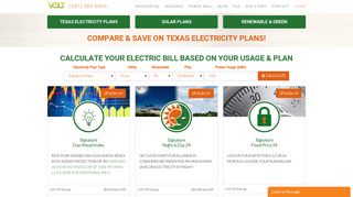 VOLT ELECTRICITY PROVIDER | Residential Signature Power Plans