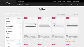 Voltas AC's Upto 45% OFF: Buy Voltas Air Conditioners Online On ...