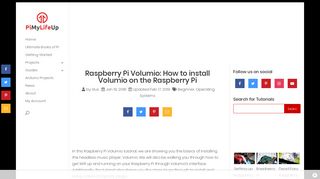 Raspberry Pi Volumio: How to install Volumio on the Raspberry Pi
