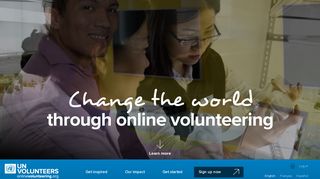 Home | UNV Online Volunteering service