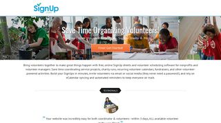 Volunteer Scheduling | SignUp.com