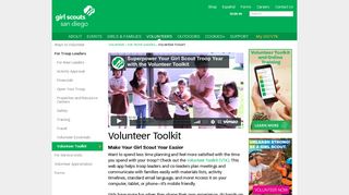 Volunteer Toolkit - Girl Scouts San Diego