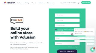 Volusion | LiveChat