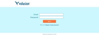 Volusion Live Chat | Sign In