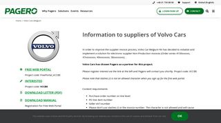 Volvo Cars Belgium | Pagero