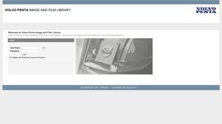 Login - Volvo Penta Image and Film Library