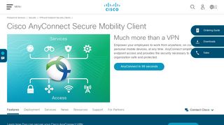Cisco AnyConnect Secure Mobility Client - Cisco