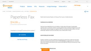 Virtual Fax | Vonage Business