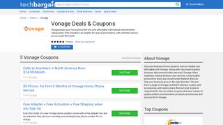 Vonage Coupons, Deals, Promo Codes: Free Shipping - TechBargains