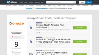 Vonage Promo Codes, Deals, Offers and Coupons | Slickdeals