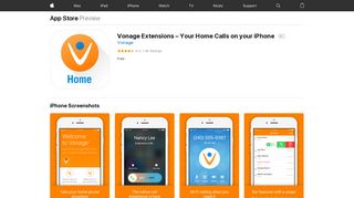 Vonage Extensions – Your Home Calls on your iPhone on the App ...
