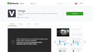 Vonigo | QuickBooks App Store