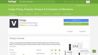 Vonigo Pricing, Features, Reviews & Comparison of Alternatives ...