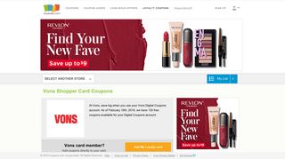 Vons Grocery Coupons, Digital Coupons & Loyalty Cards | Coupons ...