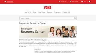 Employee Resource Center - Vons