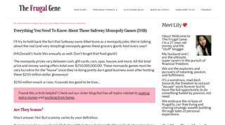 All You Should Know About Those Grocery Monopoly Games (2018)
