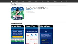 Shop, Play, Win!® MONOPOLY on the App Store - iTunes - Apple