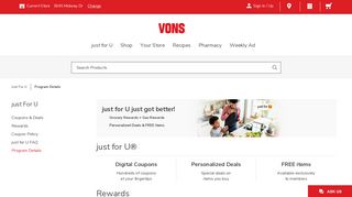 Vons - Grocery Rewards