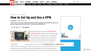 How to Set Up and Use a VPN - PCMag Australia
