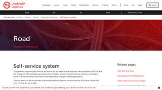 FTA - VOSA Online Self-Service System For Operator Licensing