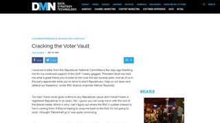 Cracking the Voter Vault - DMNews.com