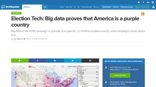 Election Tech: Big data proves that America is a purple country ...