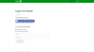 Log In - Vouch