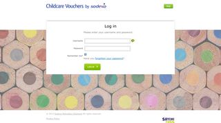 Log In - Childcare by Sodexo - Sodexo Childcare Voucher Scheme