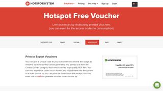 Free Hotspot Voucher - HotspotSystem