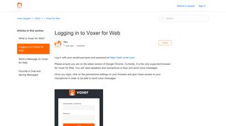Logging in to Voxer for Web – Voxer Support