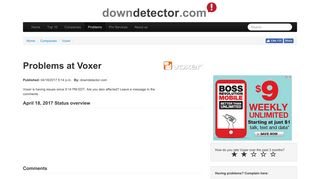 Problems at Voxer | Downdetector