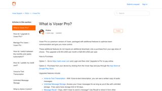 What is Voxer Pro? – Voxer Support