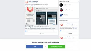 3 easy steps to sign up and start... - Voxox - Cloud Phone | Facebook
