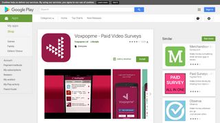 Voxpopme - Paid Video Surveys - Apps on Google Play