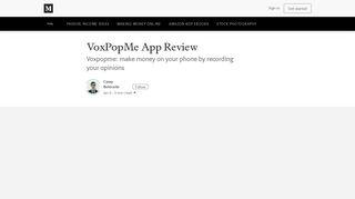 VoxPopMe App Review – Side Hustle – Medium