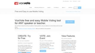 Free and Easy to use Mobile Voting - VoxVote