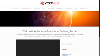 VOXXMed – The Official Practitioner Portal for VoxxLife